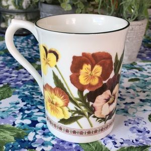 Golden Pansey Bone China Tea Cup Resale